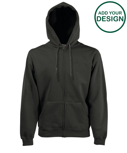 Premium 70/30 hooded sweatshirt jacket