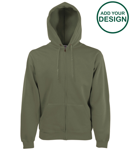Premium 70/30 hooded sweatshirt jacket
