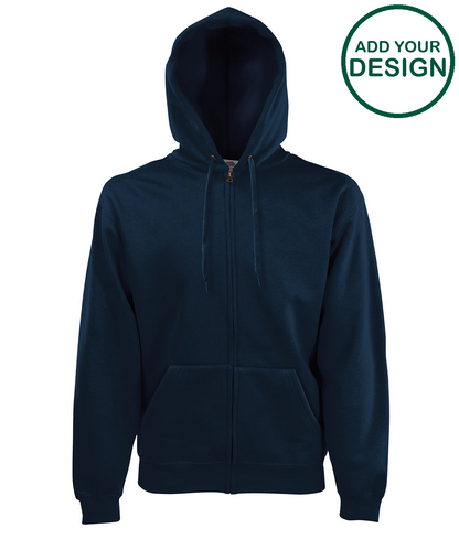 Premium 70/30 hooded sweatshirt jacket