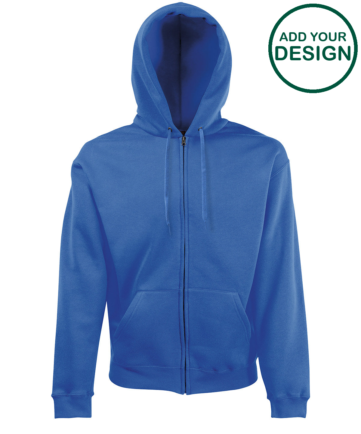 Premium 70/30 hooded sweatshirt jacket