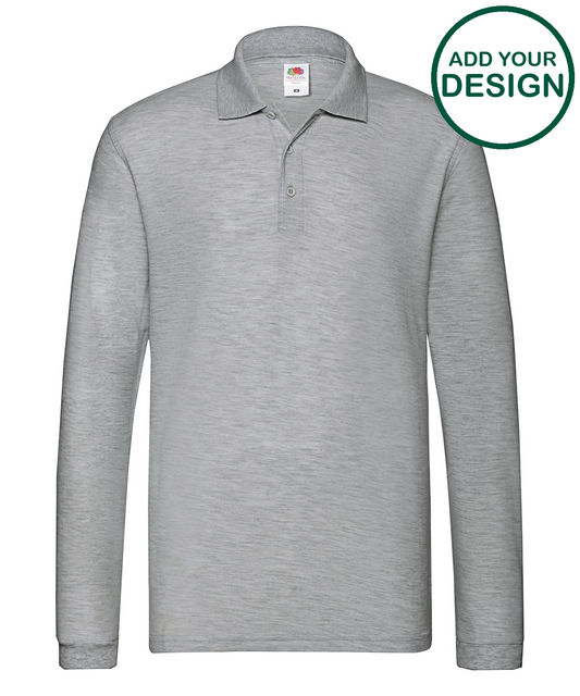 Premium long sleeve polo 
