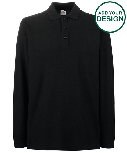 Premium long sleeve polo 