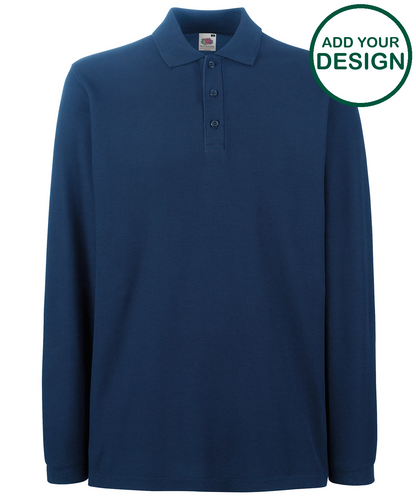 Premium long sleeve polo 