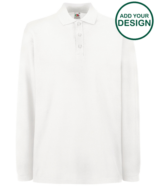 Premium long sleeve polo 