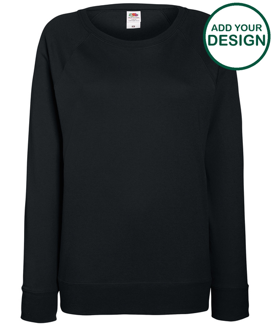 Women's lightweight raglan sweatshirt