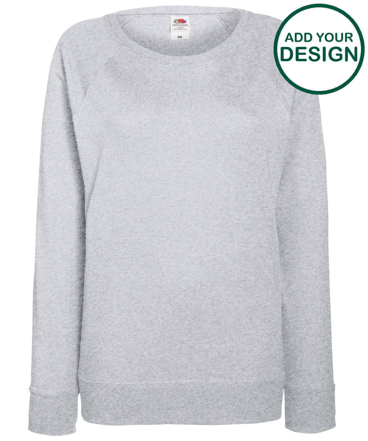 Women's lightweight raglan sweatshirt