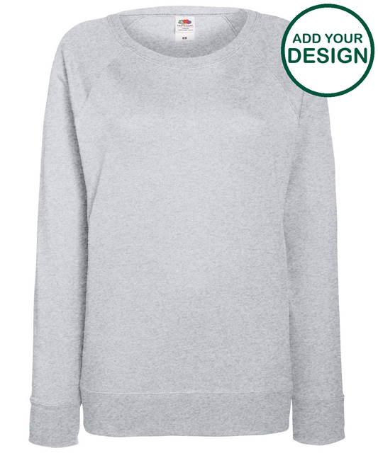 Women's lightweight raglan sweatshirt