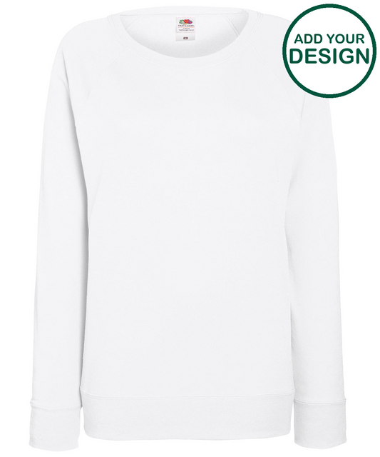 Women's lightweight raglan sweatshirt
