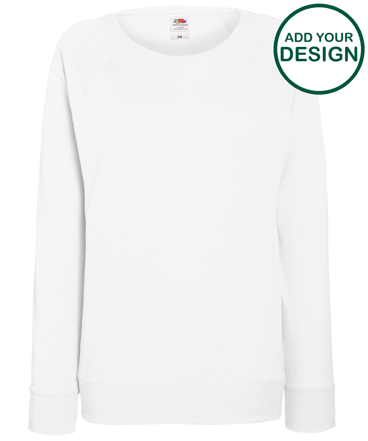 Women's lightweight raglan sweatshirt