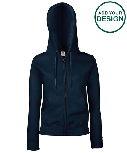 Women's premium 70/30 hooded sweatshirt jacket