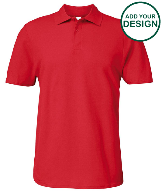 Softstyle™ adult double piqué polo