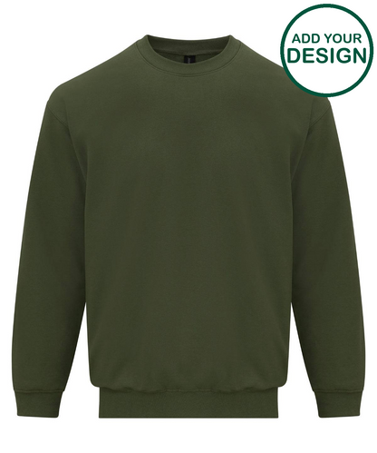 Softstyle™ midweight fleece adult crew neck