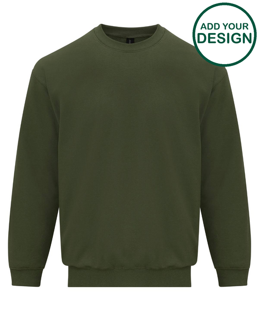 Softstyle™ midweight fleece adult crew neck