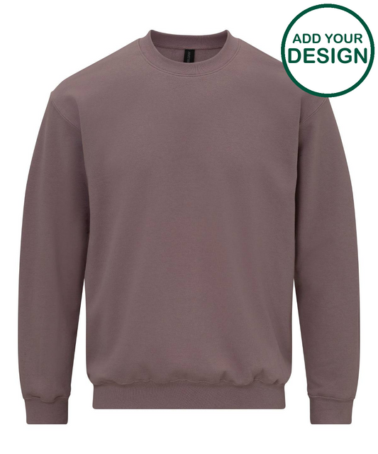 Softstyle™ midweight fleece adult crew neck