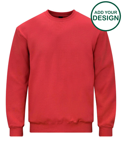 Softstyle™ midweight fleece adult crew neck