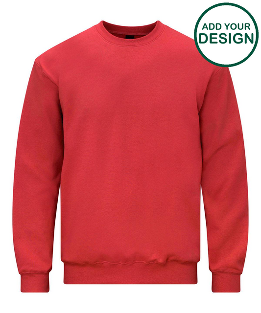 Softstyle™ midweight fleece adult crew neck