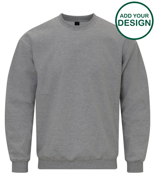 Softstyle™ midweight fleece adult crew neck