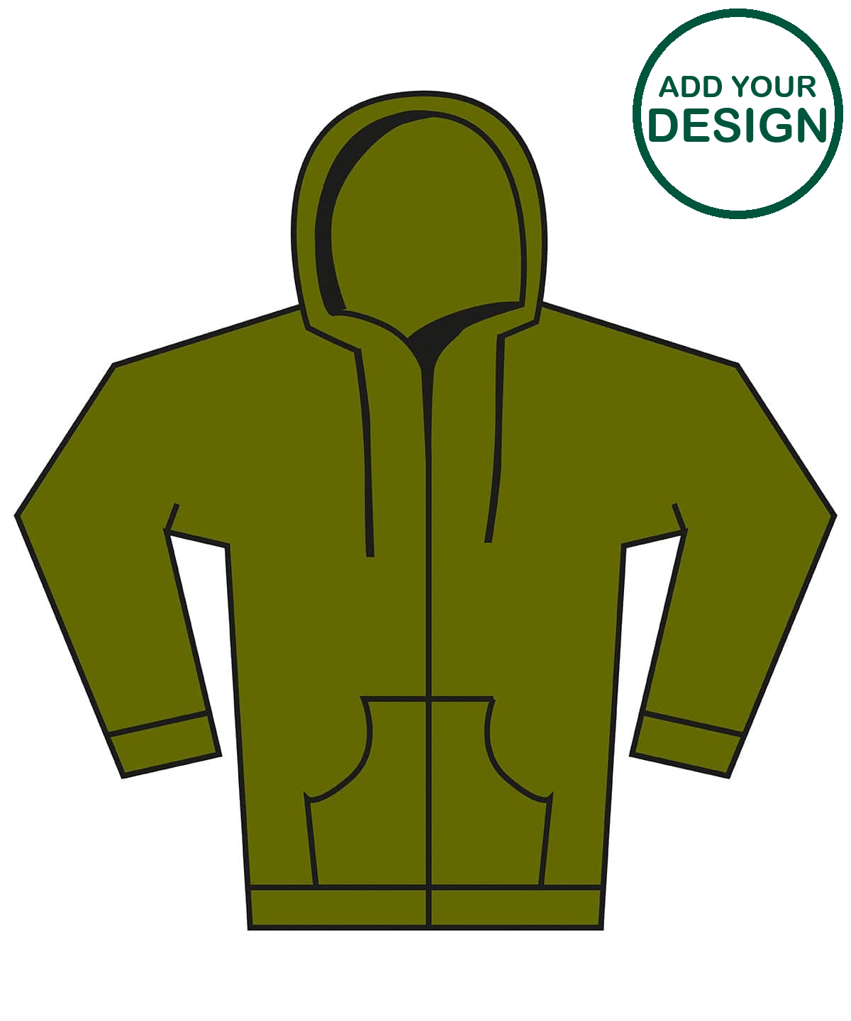 Softstyle™ midweight fleece adult full-zip hooded sweatshirt