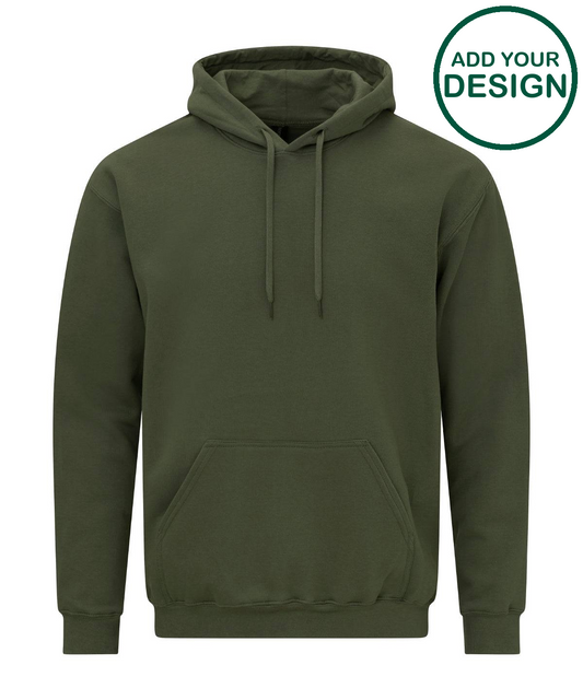 Softstyle™ midweight fleece adult hoodie
