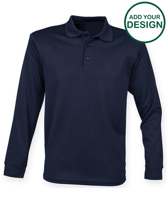 Long sleeve Coolplus® polo shirt