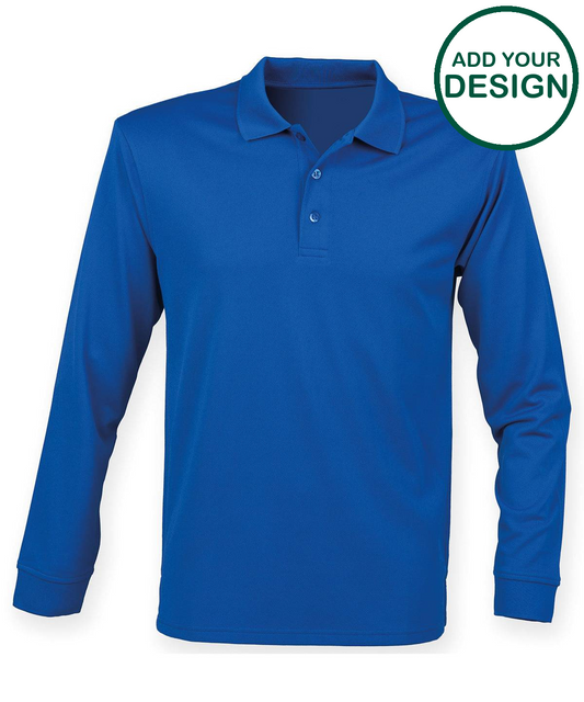 Long sleeve Coolplus® polo shirt