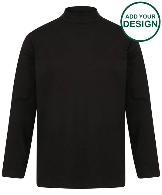 Long sleeve roll neck top