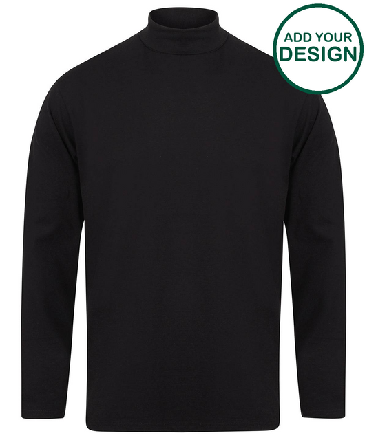 Long sleeve roll neck top