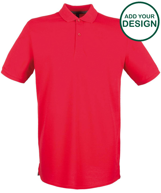 Micro-fine piqué polo shirt