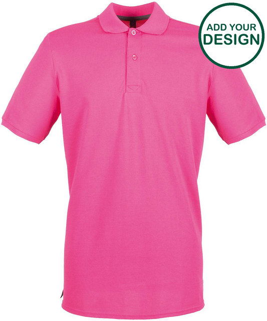 Micro-fine piqué polo shirt