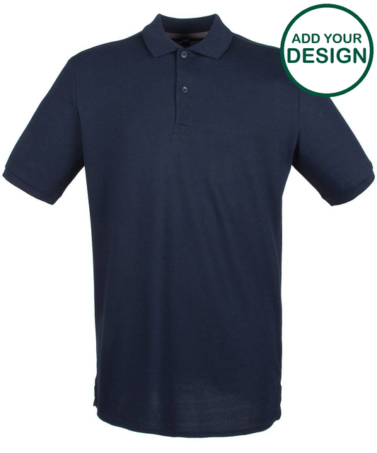 Micro-fine piqué polo shirt