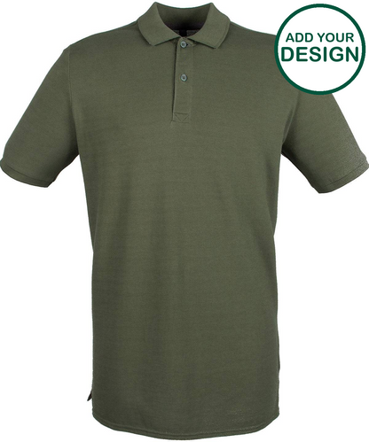 Micro-fine piqué polo shirt