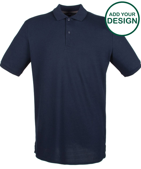Micro-fine piqué polo shirt