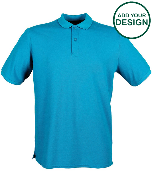 Micro-fine piqué polo shirt