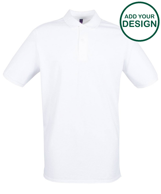 Micro-fine piqué polo shirt