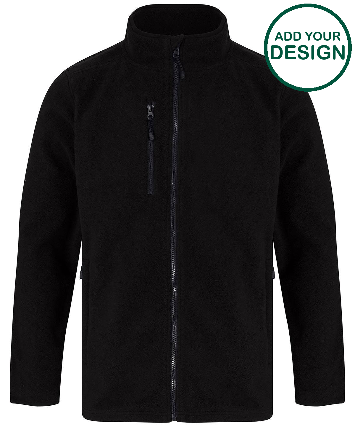 Recycled polyester microfleece jacket