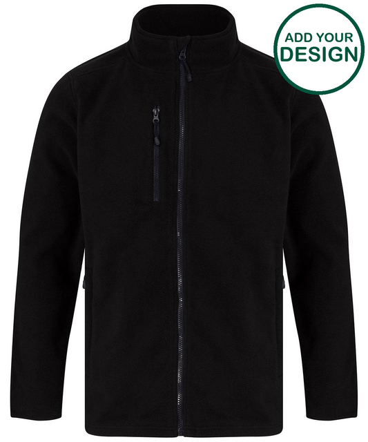 Recycled polyester microfleece jacket