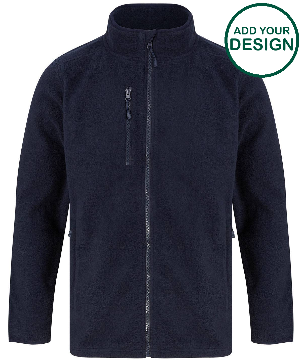 Recycled polyester microfleece jacket