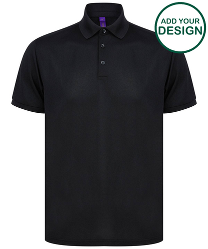 Recycled polyester polo shirt