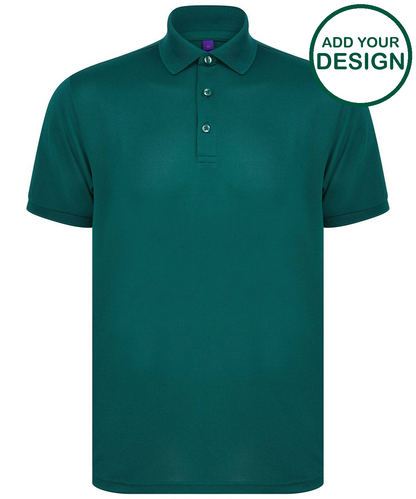Recycled polyester polo shirt