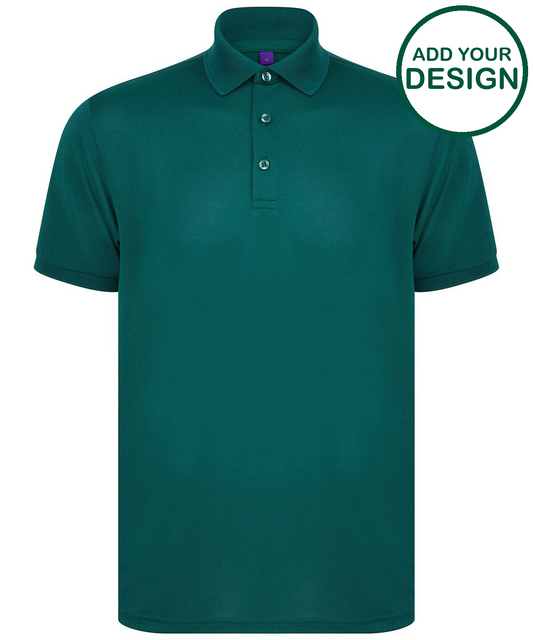 Recycled polyester polo shirt