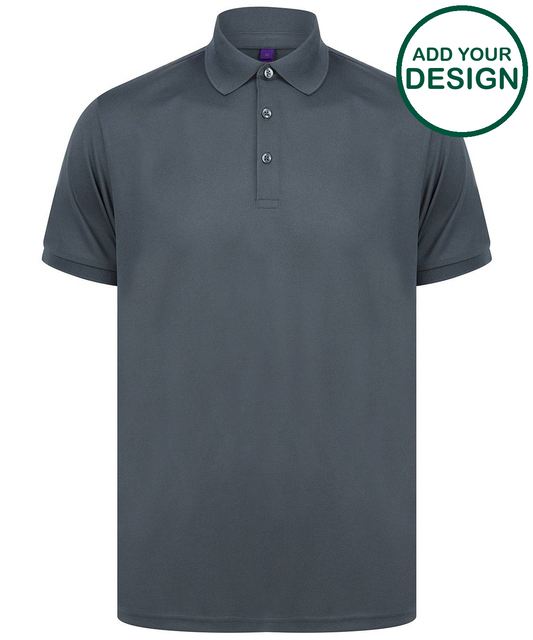 Recycled polyester polo shirt