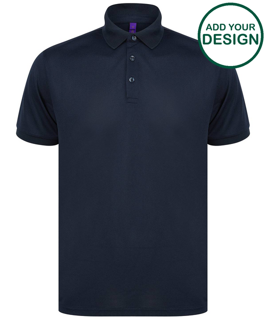 Recycled polyester polo shirt