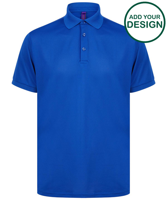 Recycled polyester polo shirt