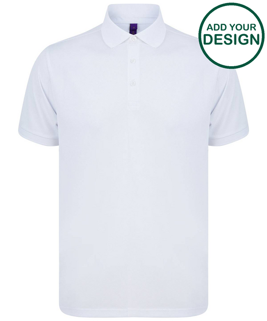Recycled polyester polo shirt