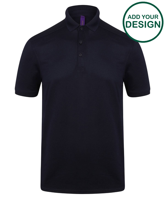 Stretch polo shirt with wicking finish (slim fit)