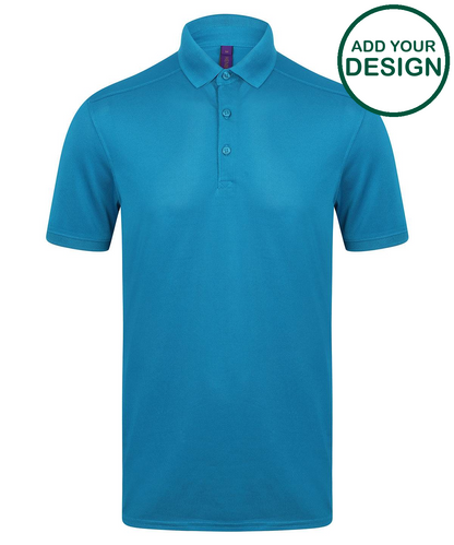 Stretch polo shirt with wicking finish (slim fit)