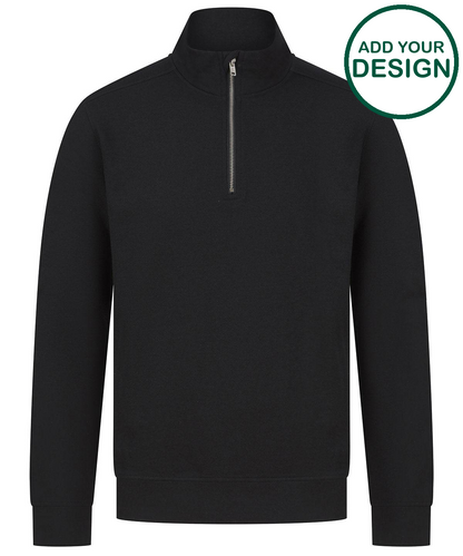 Unisex sustainable ¼-zip sweatshirt