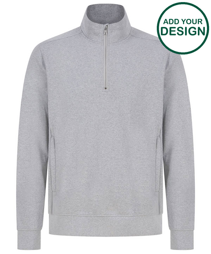 Unisex sustainable ¼-zip sweatshirt