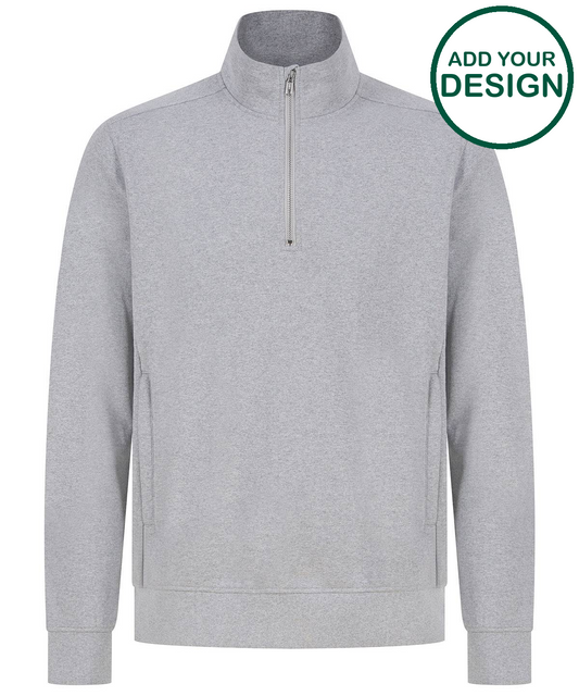 Unisex sustainable ¼-zip sweatshirt