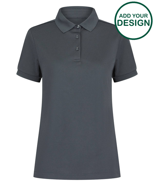 Women’s recycled polyester polo shirt